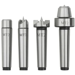 vidaXL Centres de tour à bois 4 pcs MT2 Acier