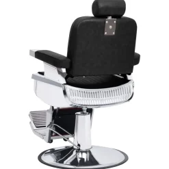 vidaXL Chaise de barbier Noir 68x69x116 cm Similicuir