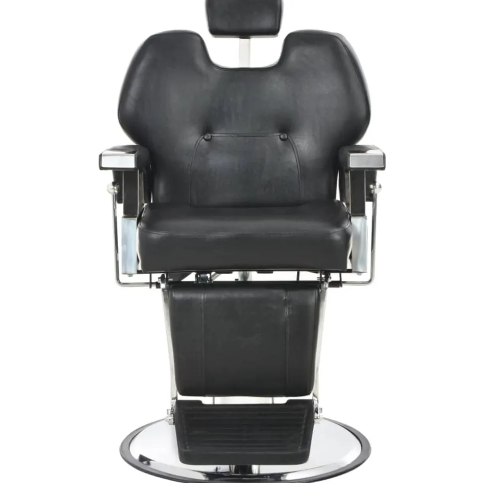 vidaXL Chaise de barbier Noir 72x68x98 cm Similicuir