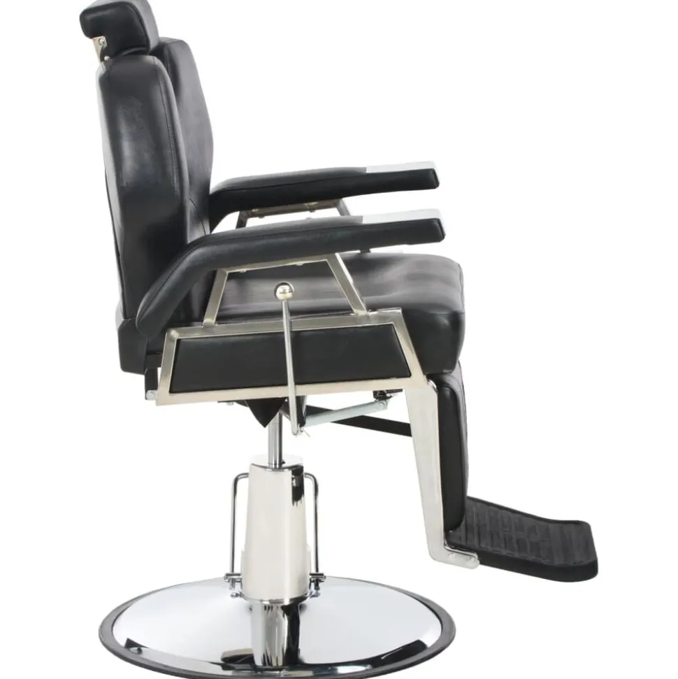vidaXL Chaise de barbier Noir 72x68x98 cm Similicuir