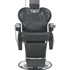vidaXL Chaise de barbier Noir 72x68x98 cm Similicuir