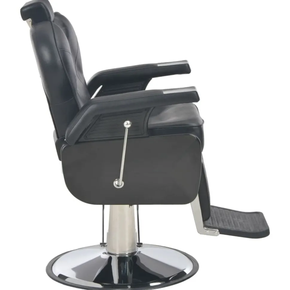 vidaXL Chaise de barbier Noir 72x68x98 cm Similicuir