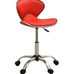 vidaXL Chaise de bureau Rouge Similicuir