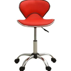 vidaXL Chaise de bureau Rouge Similicuir