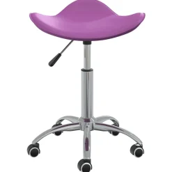 vidaXL Chaise de bureau Violet Similicuir