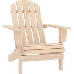 vidaXL Chaise de jardin Adirondack bois de sapin massif