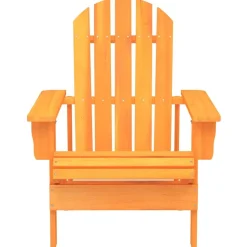 vidaXL Chaise de jardin Adirondack bois de sapin massif orange