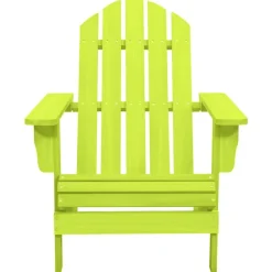 vidaXL Chaise de jardin Adirondack bois de sapin massif vert