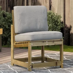 vidaXL Chaise de jardin 50,5x55x77 cm bois de pin imprégné