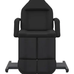 vidaXL Chaise de traitement de beauté Similicuir Noir 180x62x78 cm