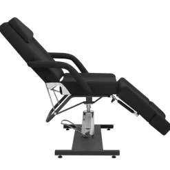 vidaXL Chaise de traitement de beauté Similicuir Noir 180x62x78 cm
