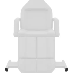 vidaXL Chaise de traitement de beauté Similicuir Blanc 180x62x78 cm