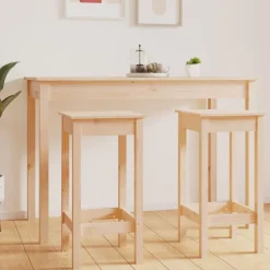 vidaXL Chaises de bar lot de 2 40x40x78 cm bois de pin solide