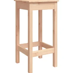 vidaXL Chaises de bar lot de 2 40x40x78 cm bois de pin solide