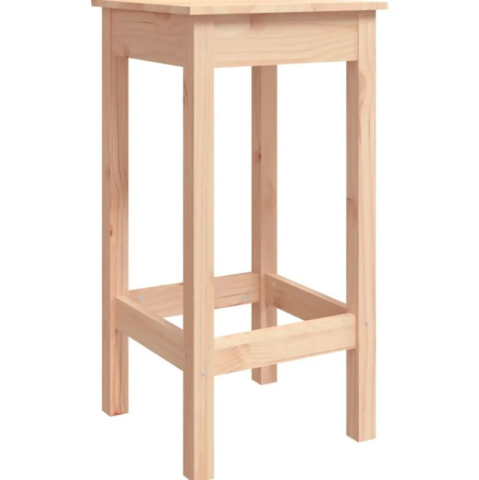 vidaXL Chaises de bar lot de 2 40x40x78 cm bois de pin solide