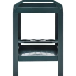 vidaXL Chariot à boissons Vert 69x53x72 cm Plastique