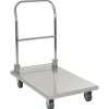 vidaXL Chariot à plateforme Argenté 82x53x86 cm Acier inoxydable