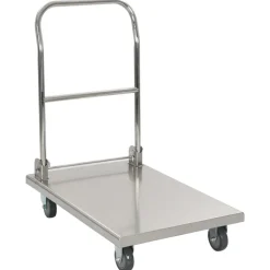 vidaXL Chariot à plateforme Argenté 82x53x86 cm Acier inoxydable