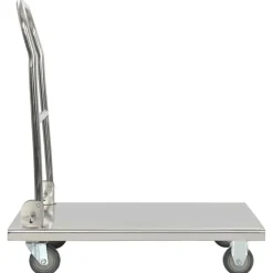 vidaXL Chariot à plateforme Argenté 82x53x86 cm Acier inoxydable