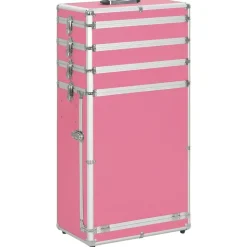 vidaXL Chariot de maquillage Aluminium Rose