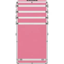 vidaXL Chariot de maquillage Aluminium Rose