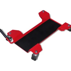 vidaXL Chariot de moto Rouge