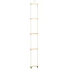 vidaXL Échelle de corde pour enfants Bois massif et PE 30x168 cm