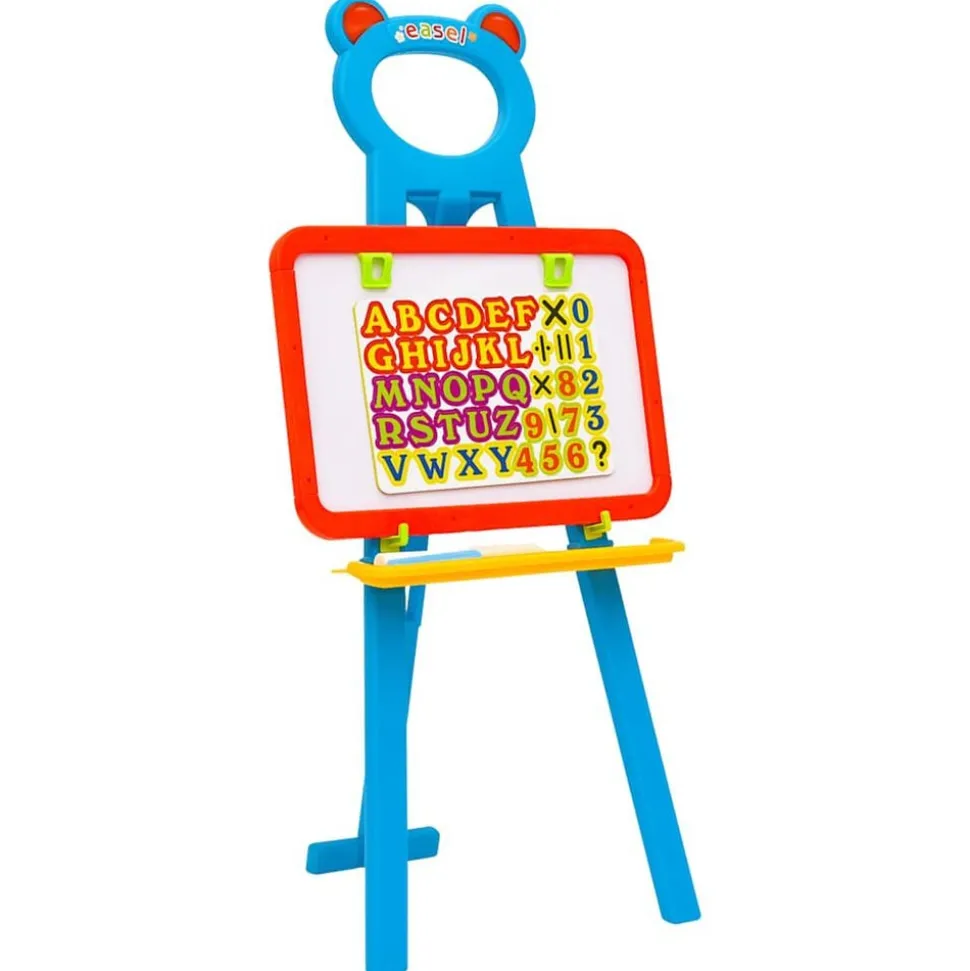 vidaXL Chevalet 2 en 1 pour enfants avec tableau noir et tableau blanc