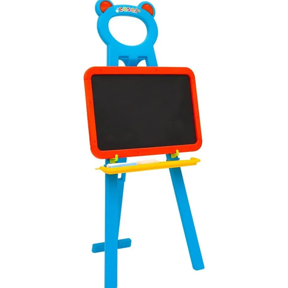 vidaXL Chevalet 2 en 1 pour enfants avec tableau noir et tableau blanc