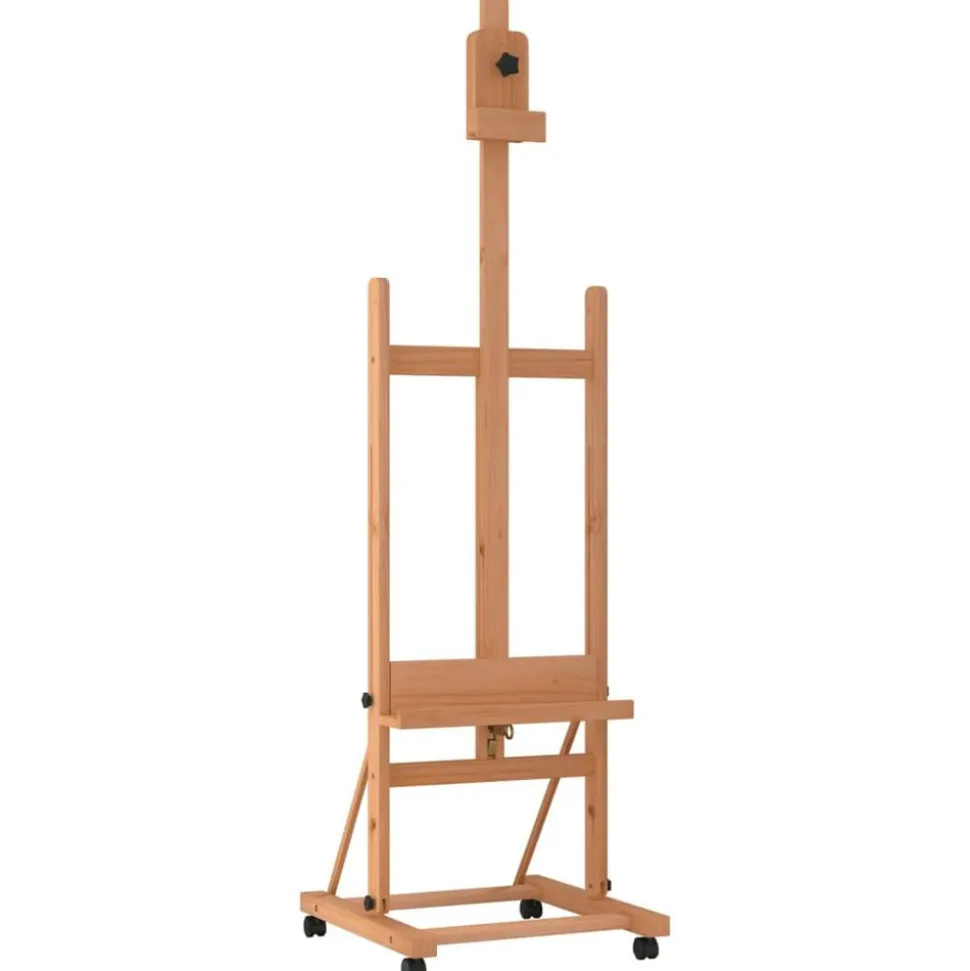 vidaXL Chevalet 55x53,5x178 cm bois de hêtre massif