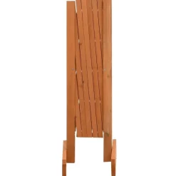 vidaXL Clôture en treillis de jardin Orange 120x60 cm Bois de sapin