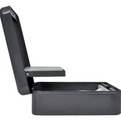 vidaXL Coffre à cash avec verrouillage Gris foncé 30 x 24 x 9 cm Acier