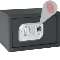 vidaXL Coffre-fort numérique Gris foncé 31 x 20 x 20 cm Acier
