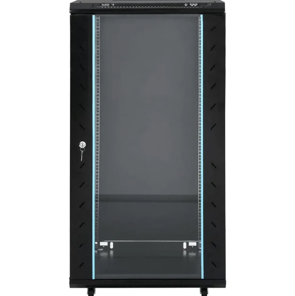 vidaXL Coffret de réseau 22U 19" IP20 noir 60x60x120 cm