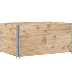 vidaXL Colliers de palette 3 pcs 120x80 cm bois de pin solide