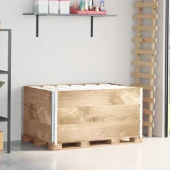 vidaXL Colliers de palette 3 pcs 120x80 cm bois de pin solide