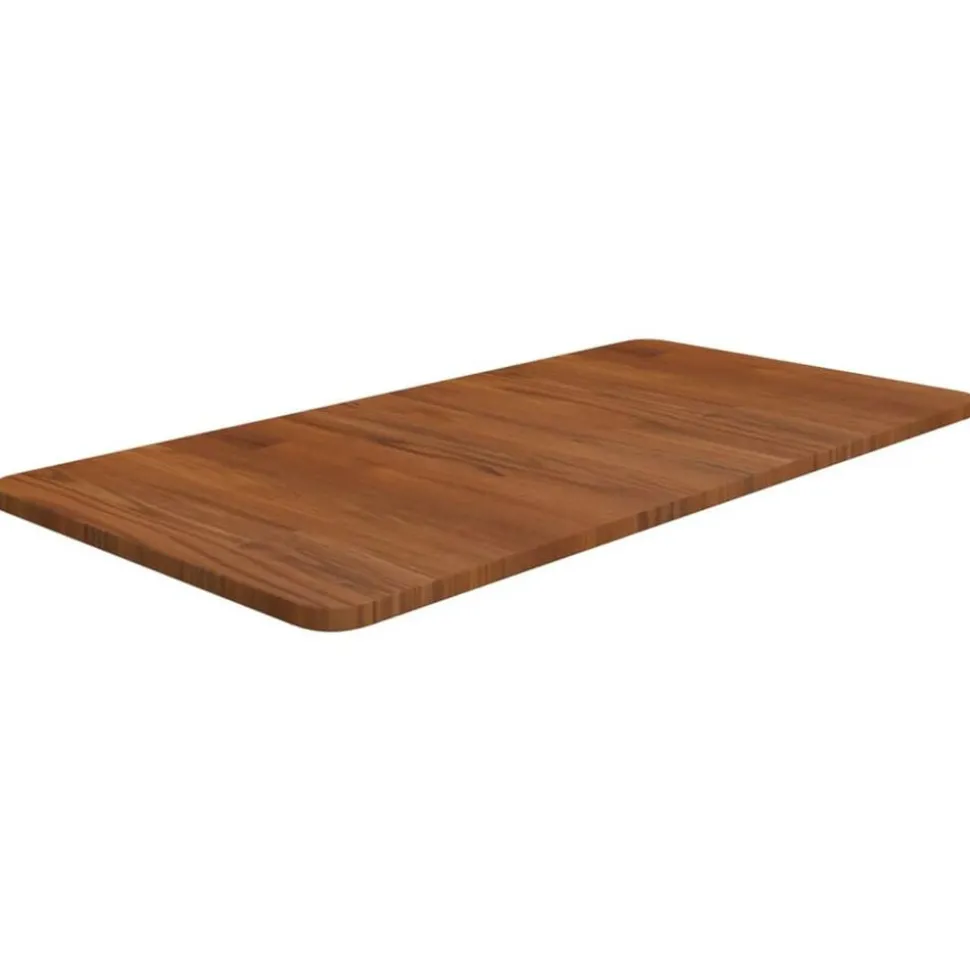 vidaXL Comptoir de salle de bain Marron foncé 80x40x1,5 cm Bois traité
