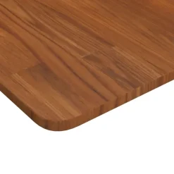 vidaXL Comptoir de salle de bain Marron foncé 80x40x1,5 cm Bois traité