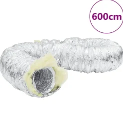 vidaXL Conduit de ventilation isolé aluminium 6 m Ø10 cm