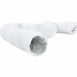 vidaXL Conduit de ventilation aluminium et PVC 6 m Ø10 cm