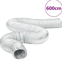 vidaXL Conduit de ventilation aluminium 6 m Ø10 cm