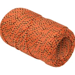 vidaXL Corde de bateau Orange 2 mm 25 m Polypropylène