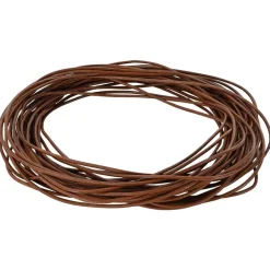 vidaXL Corde en Cuir Marron Clair Ø1 mm x 5 m Cuir