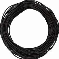 vidaXL Corde en Cuir Marron foncé Ø1 mm x 5 m Cuir