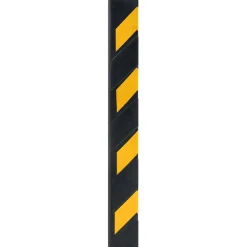 vidaXL Cornière de protection réfléchissante 5 pcs Caoutchouc 80 cm