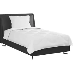 vidaXL Couette avec oreiller 2 pcs Blanc Microfibre