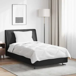 vidaXL Couette avec oreiller 2 pcs Blanc Microfibre
