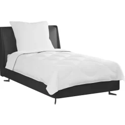 vidaXL Couette avec oreiller 2 pcs Blanc Microfibre