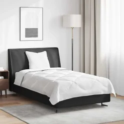 vidaXL Couette avec oreiller 2 pcs Blanc Microfibre