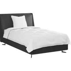 vidaXL Couette avec oreiller 2 pcs Blanc Microfibre